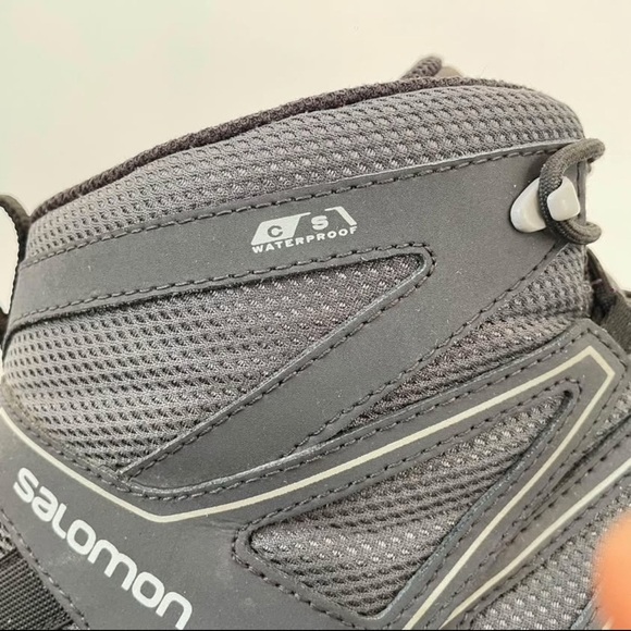 SALOMON Pathfinder Mid Clima Shield Waterproof Hiking Boots | US 13 - Picture 6 of 7